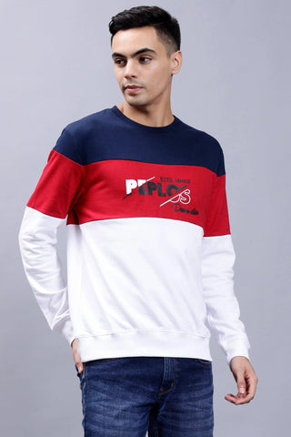 Men's Regular Fit Multi-Color Premium Sweatshirt