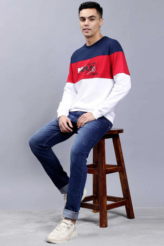 Men's Regular Fit Multi-Color Premium Sweatshirt