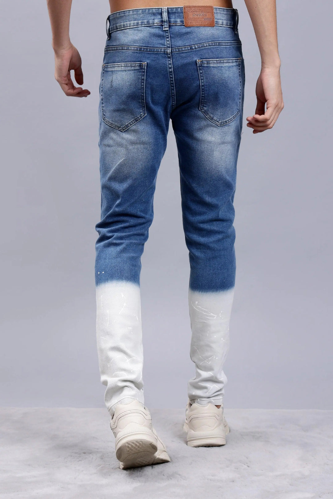 Slim Fit Ombre Style Blue Premium Men's Denim Jeans - Peplos Jeans 