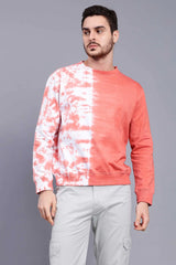Regular Fit Tie Dye Premium Sweatshirt For Men