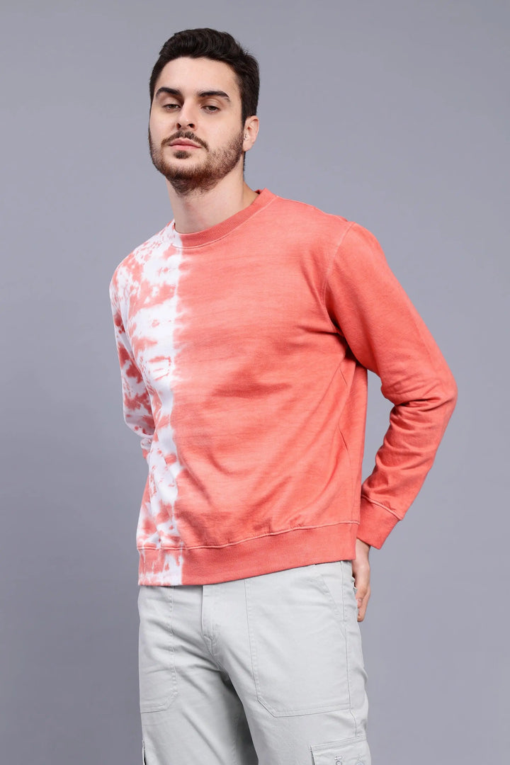 Regular Fit Tie Dye  Premium Sweatshirt For Men - Peplos Jeans 