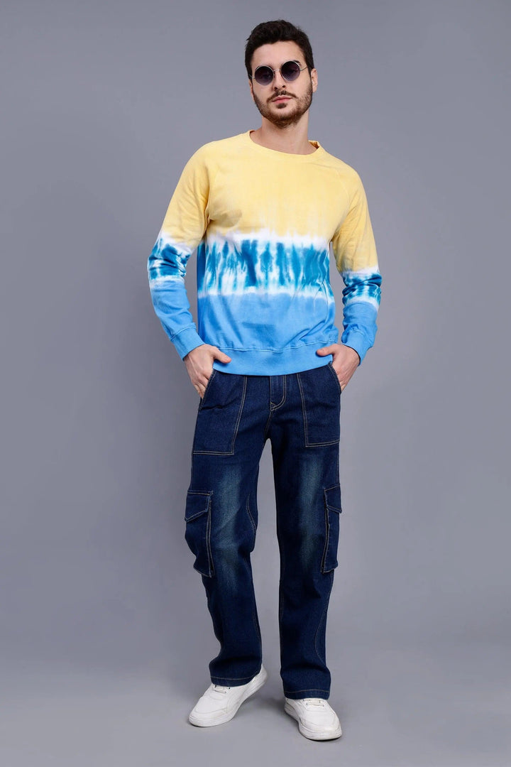 Regular Fit Multi-Color Premium Sweatshirt For Men