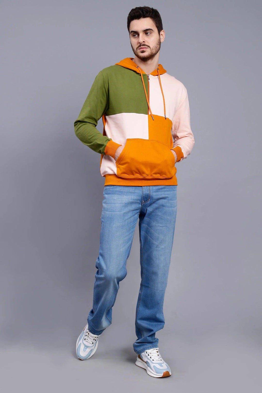Regular Fit Multi Color Premium Hoodie For Men - Peplos Jeans 