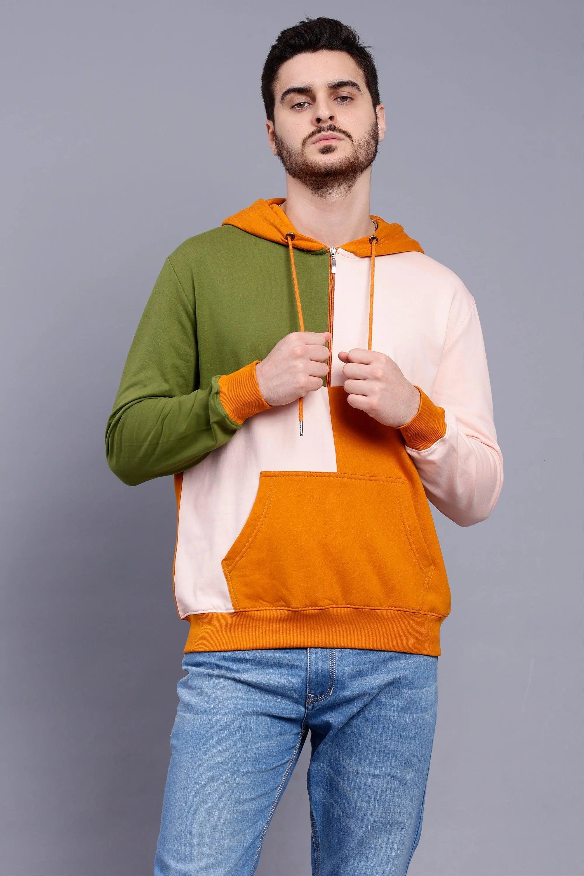 Multi best sale coloured hoodie