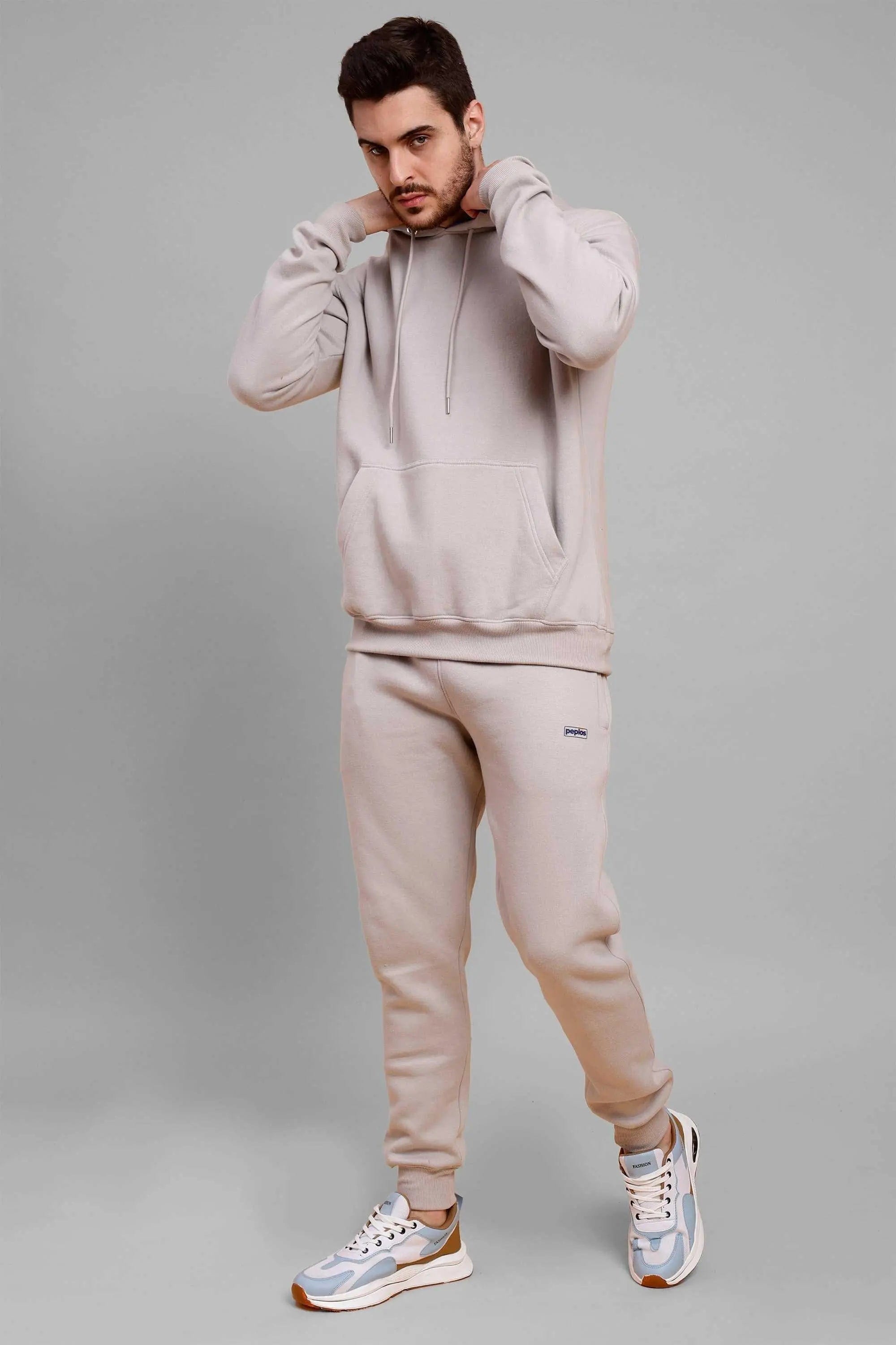 Men's set hoodie + pants - white Z24 | MODONE wholesale - Clothing For Men