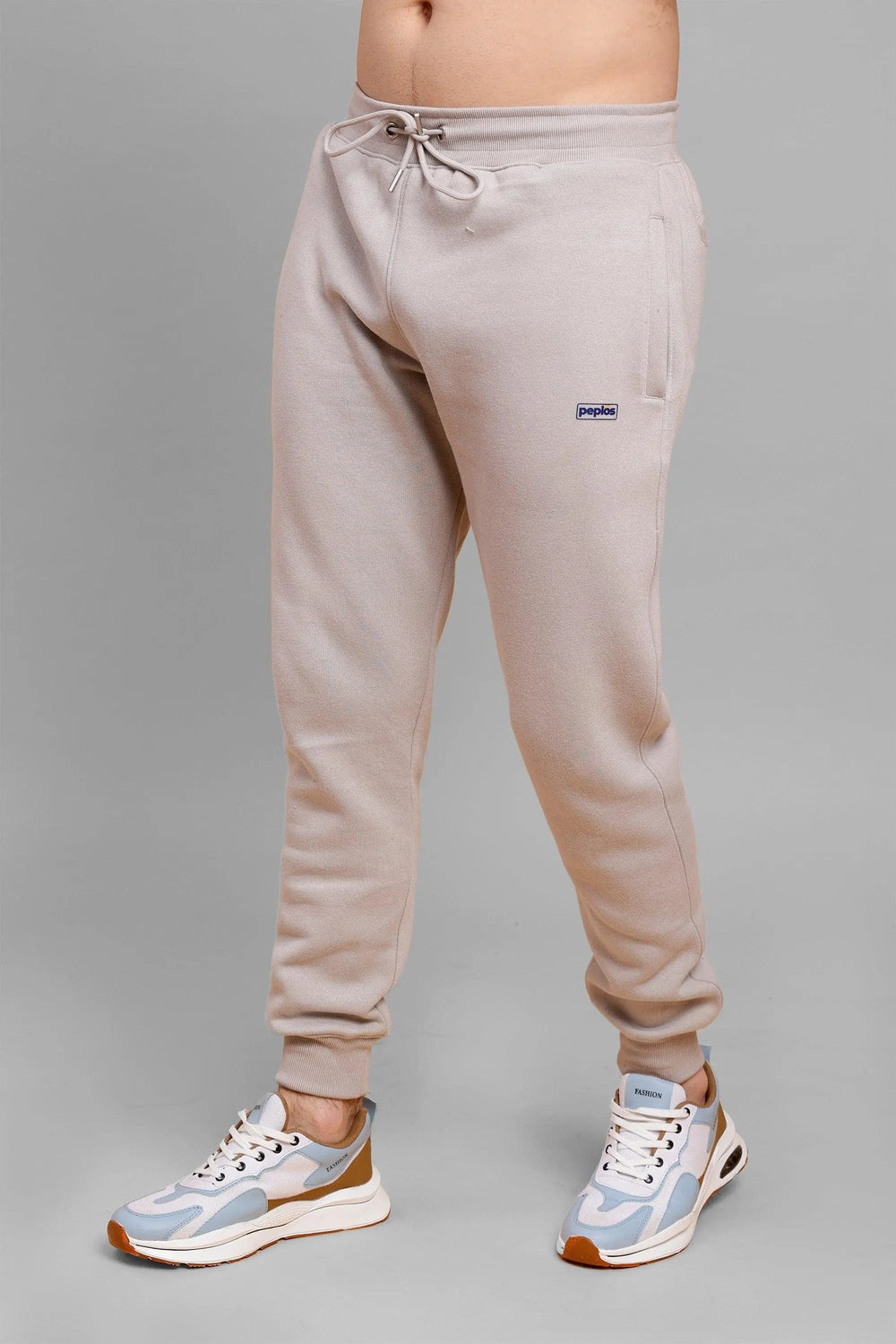 Men's Grey Premium Joggers - Peplos Jeans 