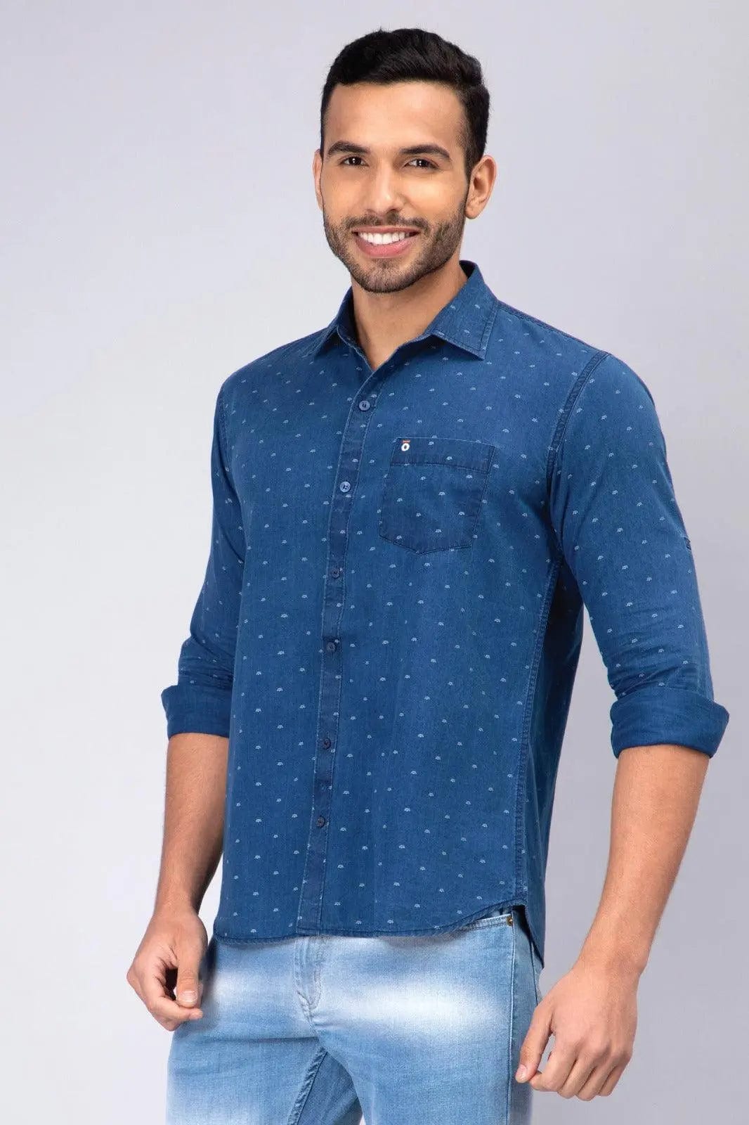 Jeans Shirts Denim Men Shirt | Denim Shirts Men Clothing | Casual Denim  Cotton Shirt - Shirts - Aliexpress