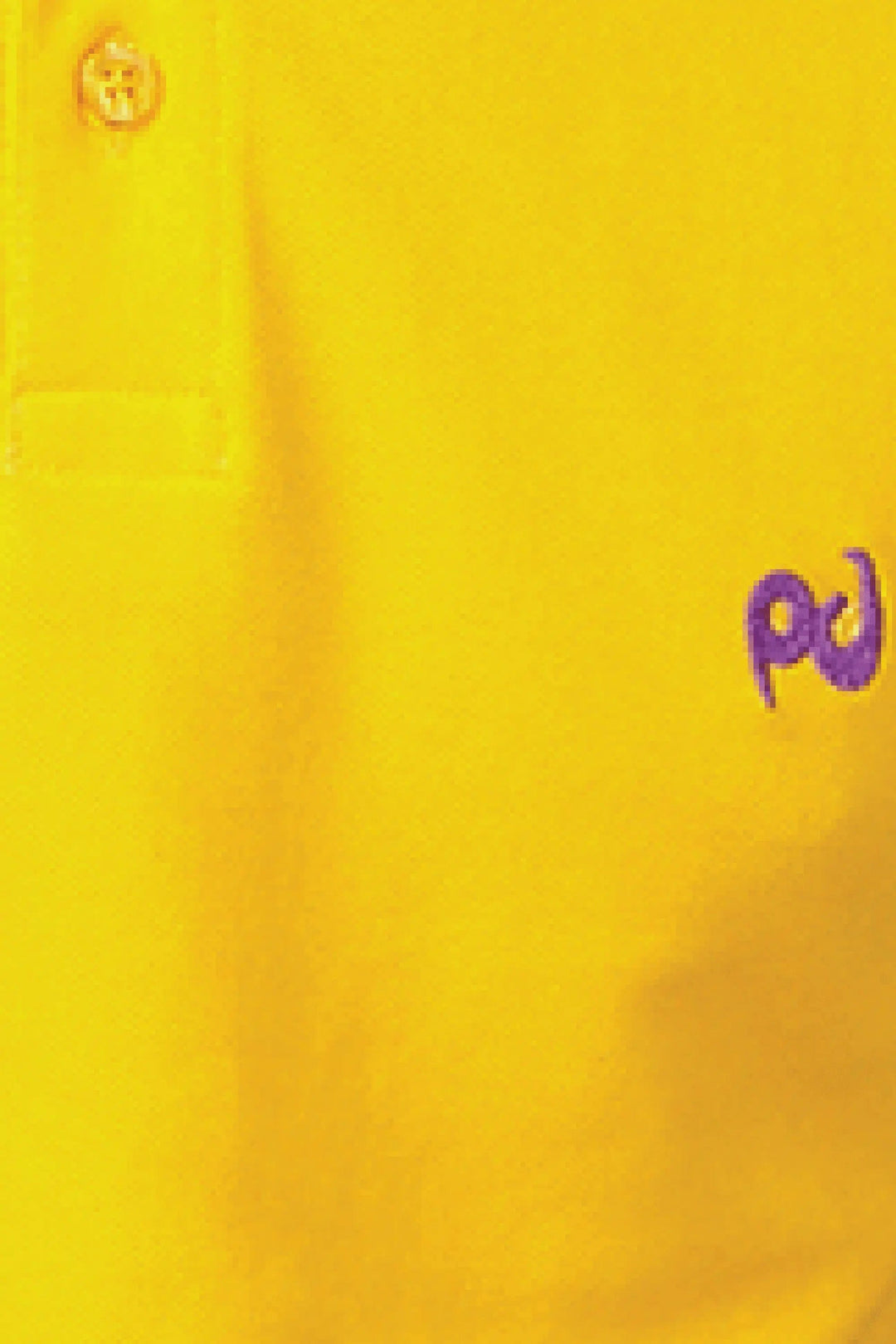 Men's Polo Neck Yellow Cotton T-shirt - Peplos Jeans 