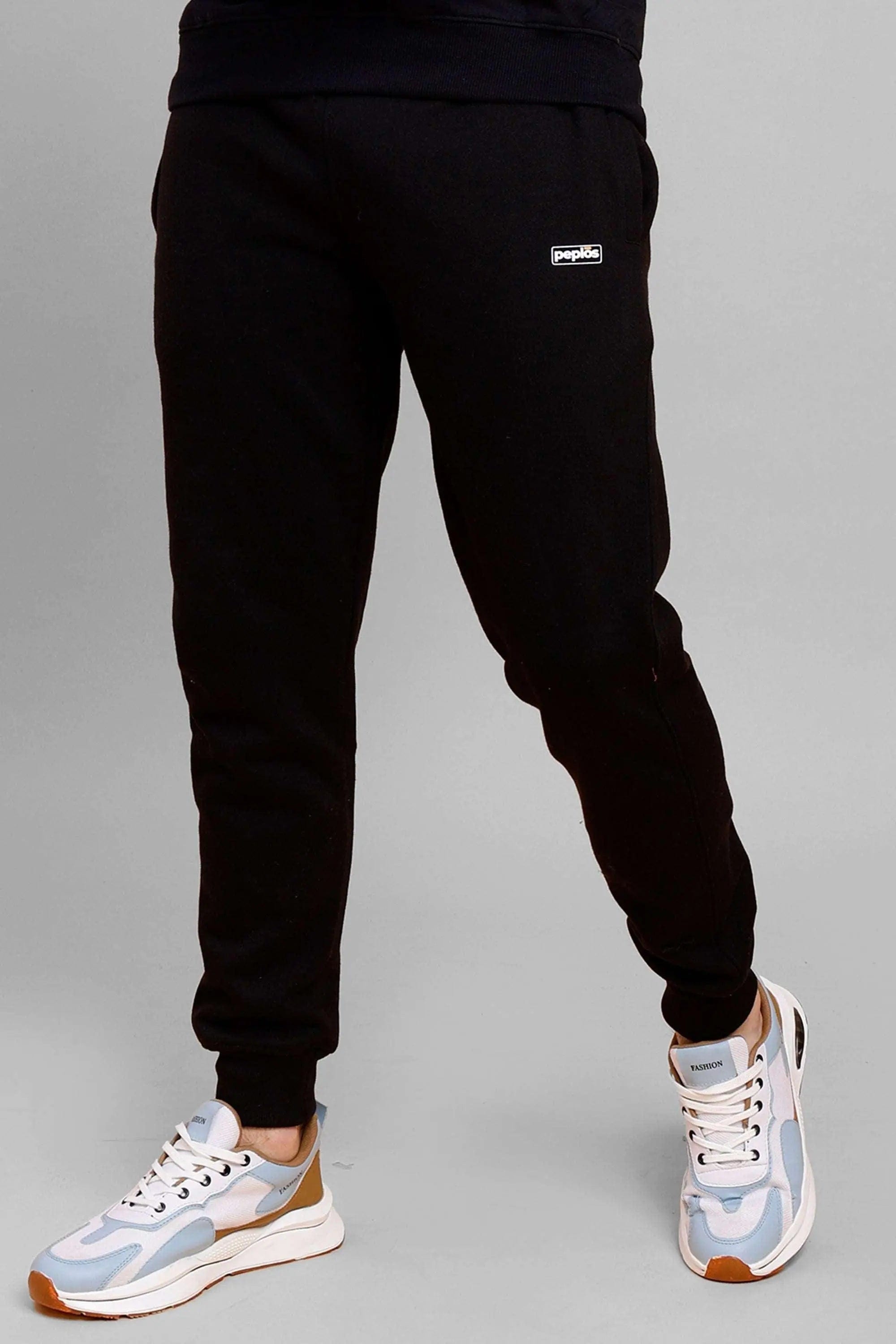 Mens black hot sale jogging bottoms