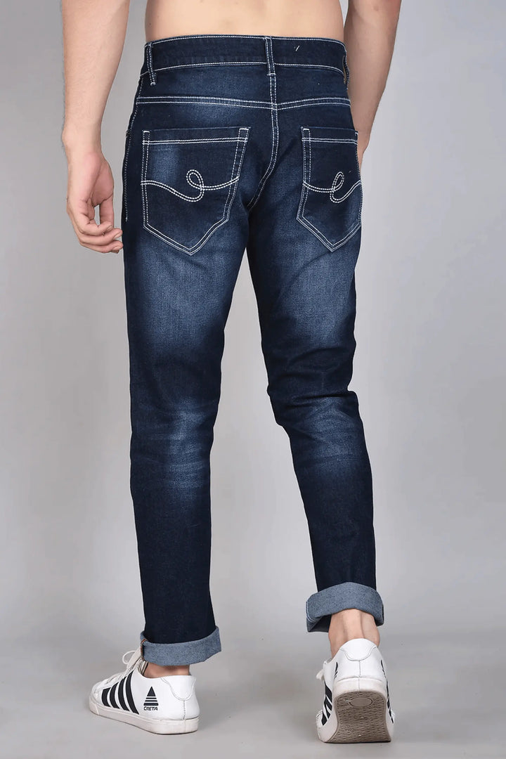 The Slim-fit denim jeans are made of high-quality premium fabric which gives you a very premium look and comfort in wear if you are looking comfort with quality then this denim jeans is made for you