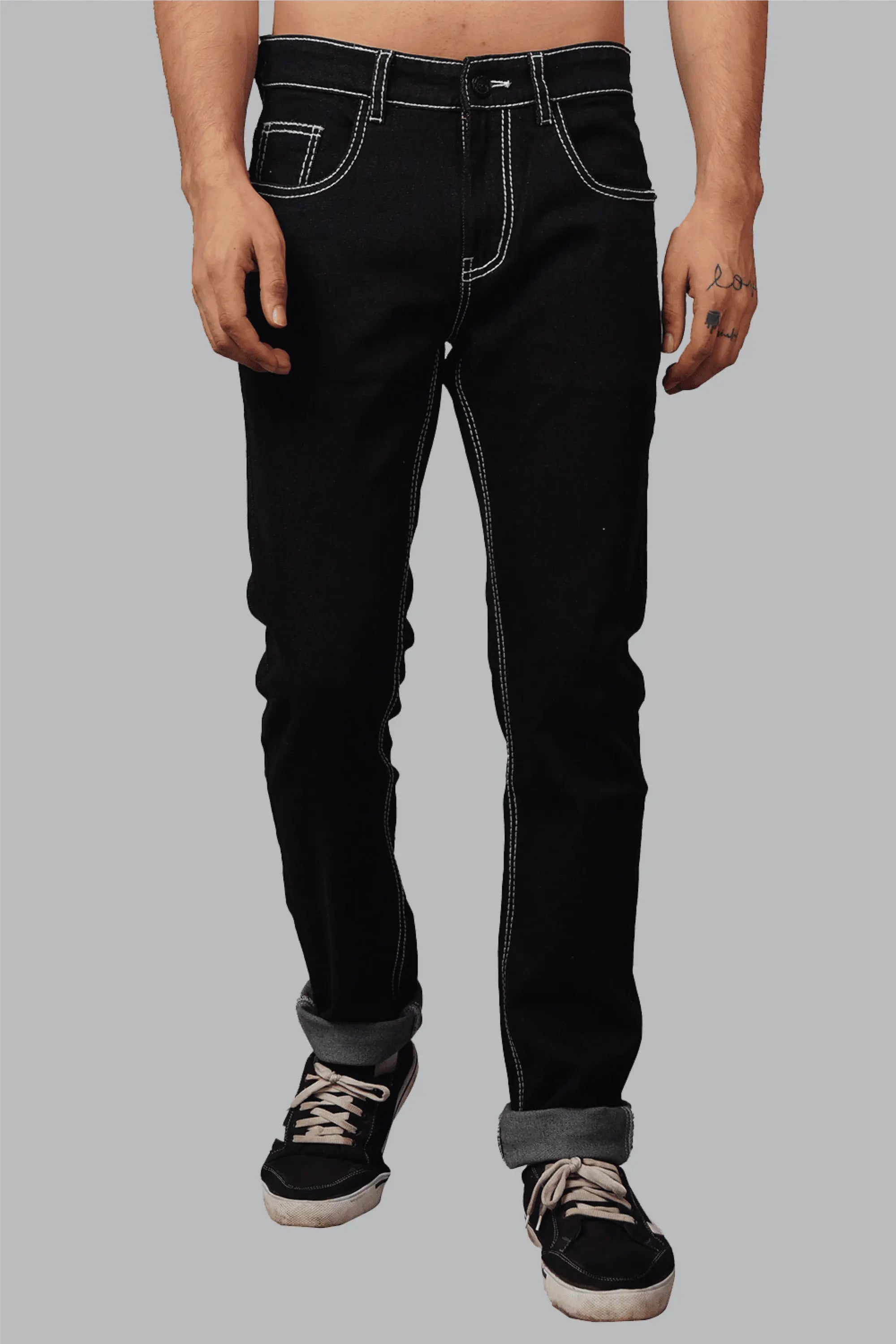 Buy U.S. Polo Assn. Denim Co. Slim Tapered Fit Black Jeans - NNNOW.com